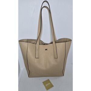 Michael Kors Junie Large Leather Tote Bag Butternut 17x13"